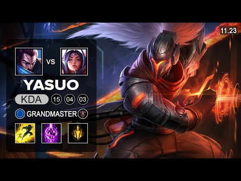 Yasuo Top vs Irelia - EUW Grandmaster - PreSeason 12 Patch 11.23