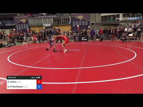 50 Kg Rr Rnd 3 - Arelys Valles, Grand View Wrestling Club Vs Natalie Reyna-Rodriguez, McKendree Be