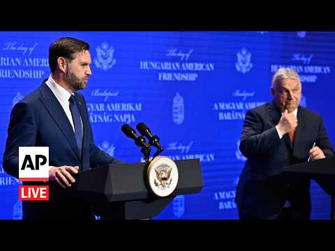 Video Thumbnail: LIVE: Hungary’s Viktor Orban and US Vice President Vance meet