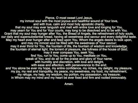 Prayer of St Bonaventure