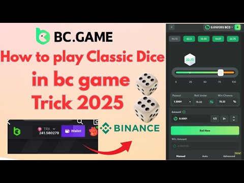 Bc game Classic Dice Game Play || How to play classic dice || bc game trick | strategy sitting bc 