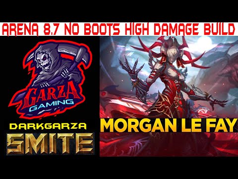 Smite Arena Morgan Le Fay Killer High Damage NO BOOTS Build | Smite Arena Season 8.7