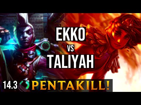 EKKO Jungle vs TALIYAH | EUNE Master - Patch 14.3