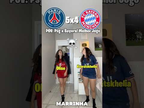 PSG 5x4 BAYERN O MELHOR JOGO DO ANO!☠️⚽️ SEMI DA CHAMPIONS