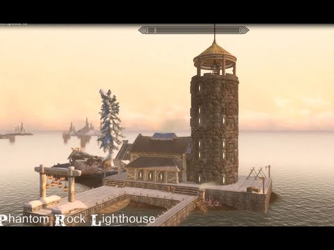 Phantom Rock Lighthouse - Skyrim Special Edition House Mod