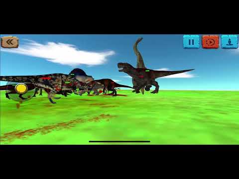 Carnivore dinosaurs vs Herbivore dinosaurs.Who will win?￼