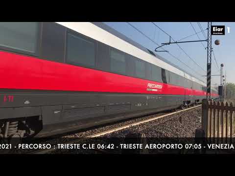 TI FR 9466/7 N°13 TRIESTE 06:42 - PADOVA 08:48 - ROMA 12:00 C/O PONTE FS PADOVA BRUSEGANA 31.03.21