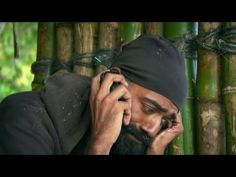 Det brister för Henrik Norgren när han pratar med sina barn i telefon  – Robinson (TV4)