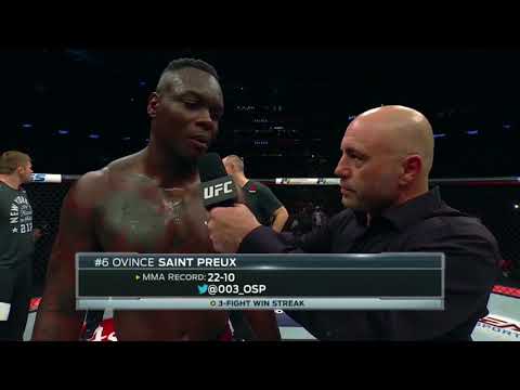 UFC 217: Ovince Saint Preux Octagon Interview