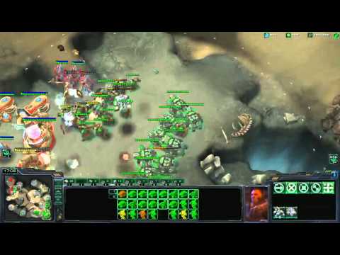 Mech Attacking a Protoss