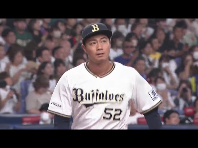 【7回表】堂々のプロ初登板!! バファローズ・横山楓 1イニングを三振を含む無失点デビュー!!  2023年9月30日 オリックス・バファローズ 対 東北楽天ゴールデンイーグルス
