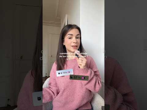 tuto facile pour mettre la batterie de ton iphone en rose ! #tutorial #iphone #aesthetic #pink