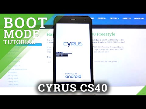 How to Enter Boot Mode in CYRUS CS40 – Bootloader Menu