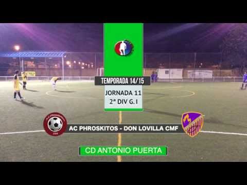 SEVILLA F7 LEAGUE | 2ª DIV GRUPO I - Jornada 11 | AC PHROSKRITOS 3-1 DON LOVILLA CMF