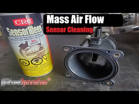 How to Clean Mass a Air Flow Sensor Nissan 350Z & Infiniti G35 CRC Cleaner (3.5L V6) | AnthonyJ350