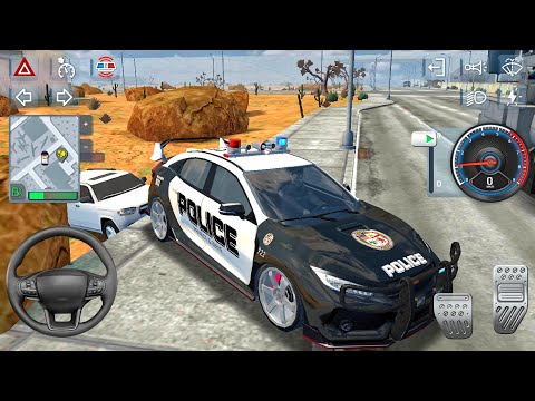 New Police Simulator 2026 - US Honda Driver Cop Simulator Chasing Game - Car Game Android GamePlay
