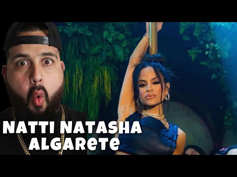 Natti Natasha - Algarete | REACTION