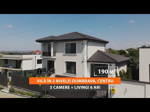 Spre vânzare vilă în 2 nivele. Dumbrava, Centru, 190m2 + 6 ari | Acces Imobil