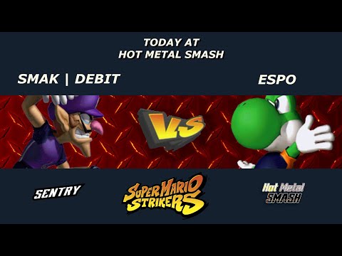 Hot Metal Smash #13 Grand Finals - SMAK | Debit (Waluigi) vs. Espo (Yoshi) - Strikers (GC)