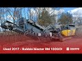 Used 2017 Rubble Master RM 100GO Used Crusher Equippo Com Used Heavy Equipment