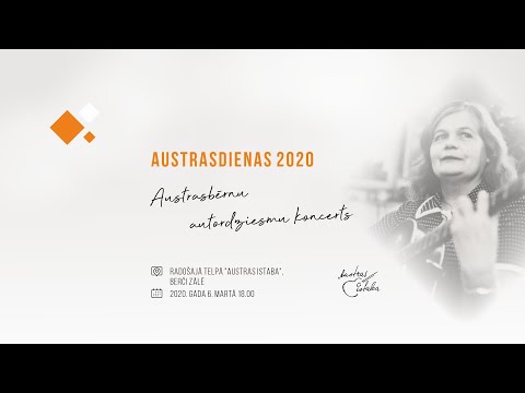 AUSTRASDIENAS 2020. Austrasbērnu autordziesmu koncerts