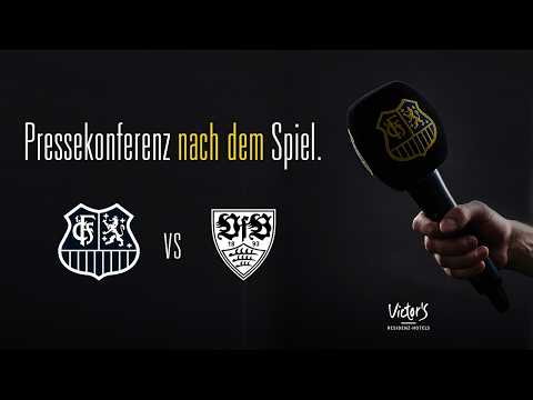 1. FC Saarbrücken - VfB Stuttgart II - Pressekonferenz nach dem Spiel (24. Spieltag)