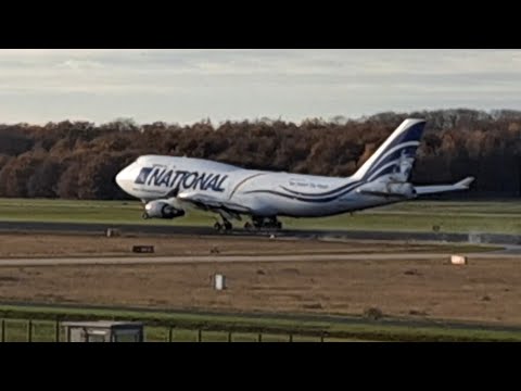 RARE! BOEING 747 AT EINDHOVEN AIRPORT!