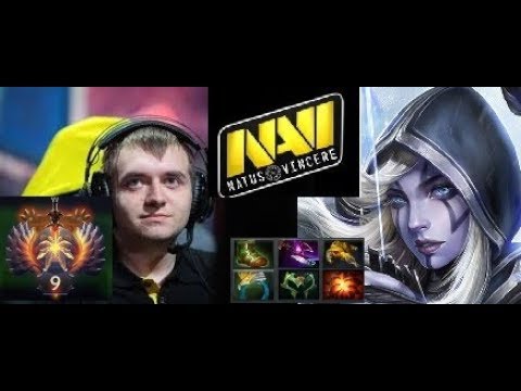 Na`Vi Crystallize practice Drow Ranger carry for NEW Roster PRO Gameplay