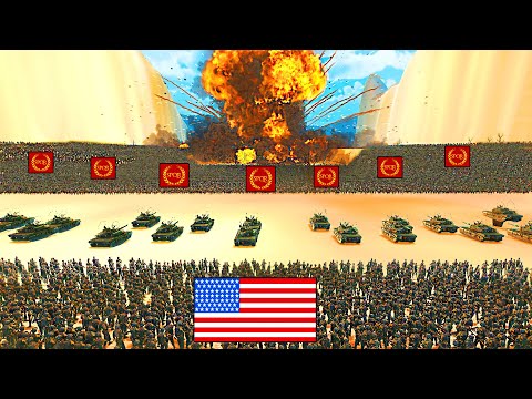 Modern US Army Holds DEATH TUNNEL vs 10,000,000 ROMAN ARMY Invasion?! - UEBS 2: Best Mods