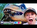 GIANT T REX At Family Visit TRexRanch Jurassic TV Dinosaur Videos
