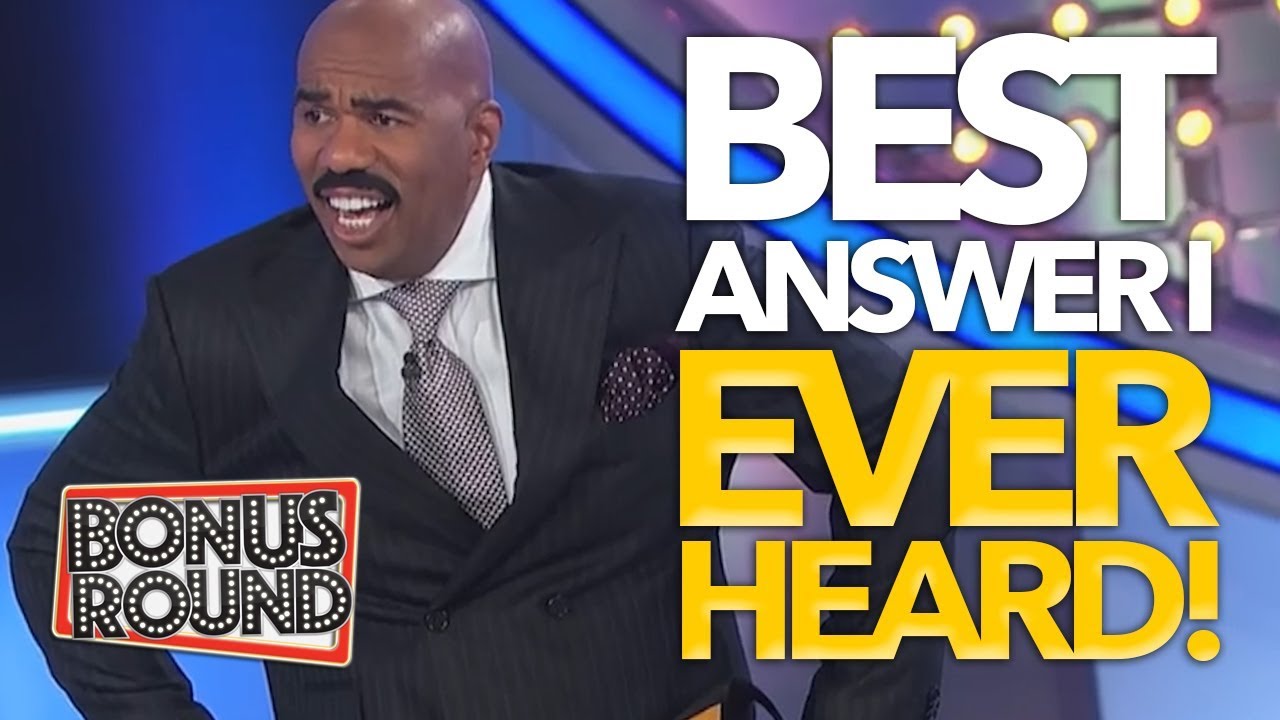 BEST ANSWERS STEVE HARVEY Has EVER Heard On Family Feud USA