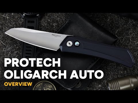 Автоматический выкидной нож Pro-Tech Oligarch Automatic DS121 Black (01PT141)