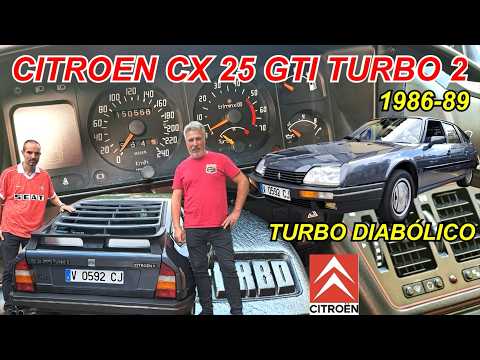 ⛽Citroen CX 25 GTI Turbo 2 ABS. El turbo diabólico al detalle. La máxima evolución de los CX.