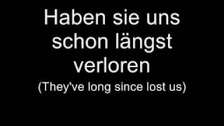 Tokio Hotel - Schwarz (Lyrics w/ English Translation)