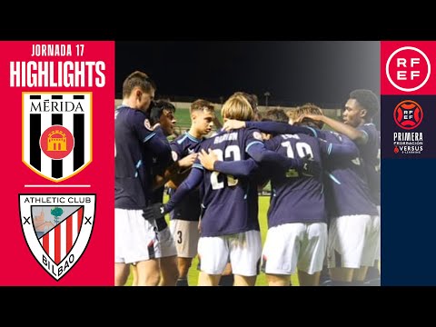 Resumen #PrimeraFederación | AD Mérida 2-3 Athletic Club “B” | Jornada 17 | Temporada 2025/2026