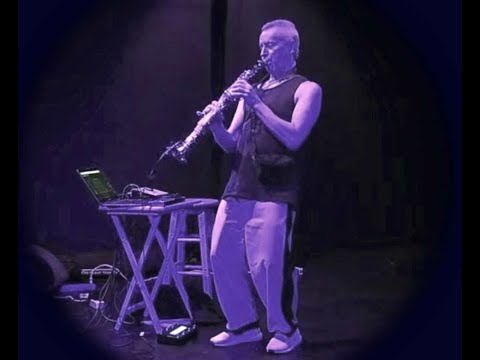 Per Boysen Live Looping the Soprano Sax at Y2K23 International Live Looping Festival, Santa Cruz USA