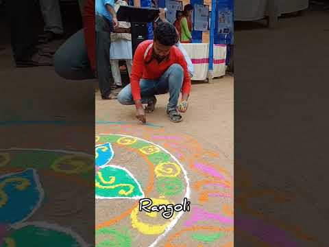 #program rangoli🌻💕#art #shortvideo #viralvideo #@Sujoyartsuri