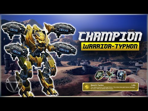 [WR] 🔥 Warrior Typhon w/ Champion Skin – Mk3 Gameplay | War Robots