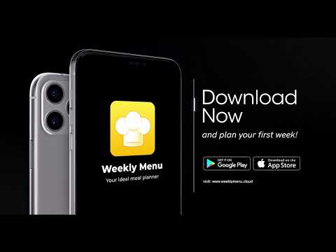 Weekly Menu - Meal Planner