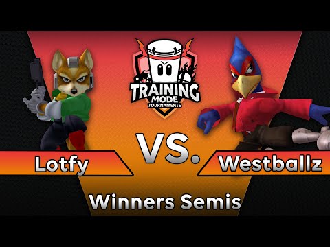 Training Mode Tournaments #13 Lotfy (Fox) vs. Westballz (Falco) - SSBM Winners Semis - Melee