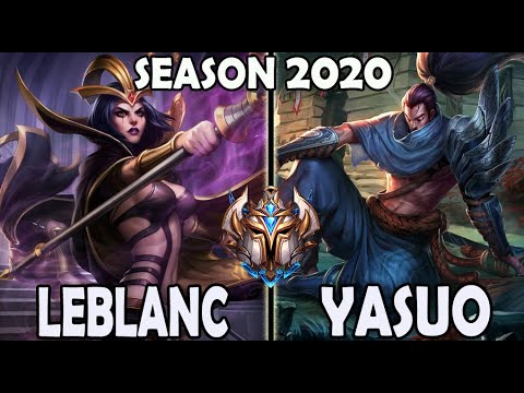 LeBlanc vs Yasuo MID Ranked Challenger EUW