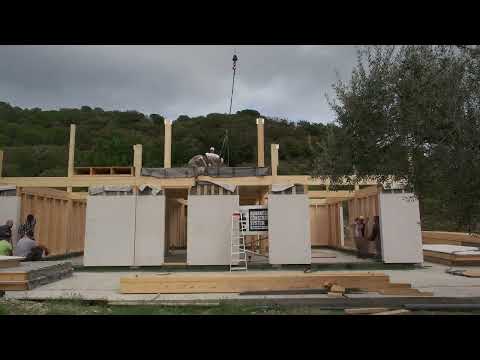 Timelapse costruzione casa X-Frame