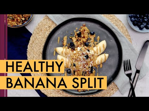 Healthy Banana Split | without Ice Cream | Easy 5 minutes breakfast recipe