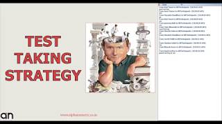 CAT 17 - TEST TAKING STRATEGY video