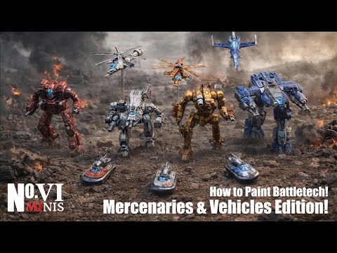 How to Paint Battletech: Mercenaries & Vehicles Edition!