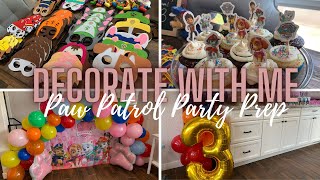 Decorate with Me // Paw Patrol Party Prep