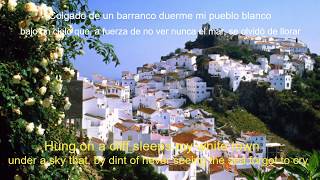 Joan Manuel Serrat  - Pueblo blanco (Subtitulada español - english)