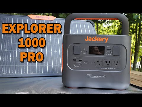 A power station with 1000w of power! Jackery Explorer 1000 Pro