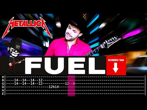 【METALLICA】[ Fuel ] cover by Masuka | LESSON | GUITAR TAB
