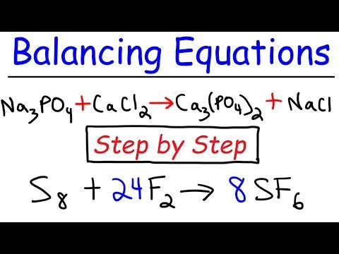 How To Balance Chemical Equations